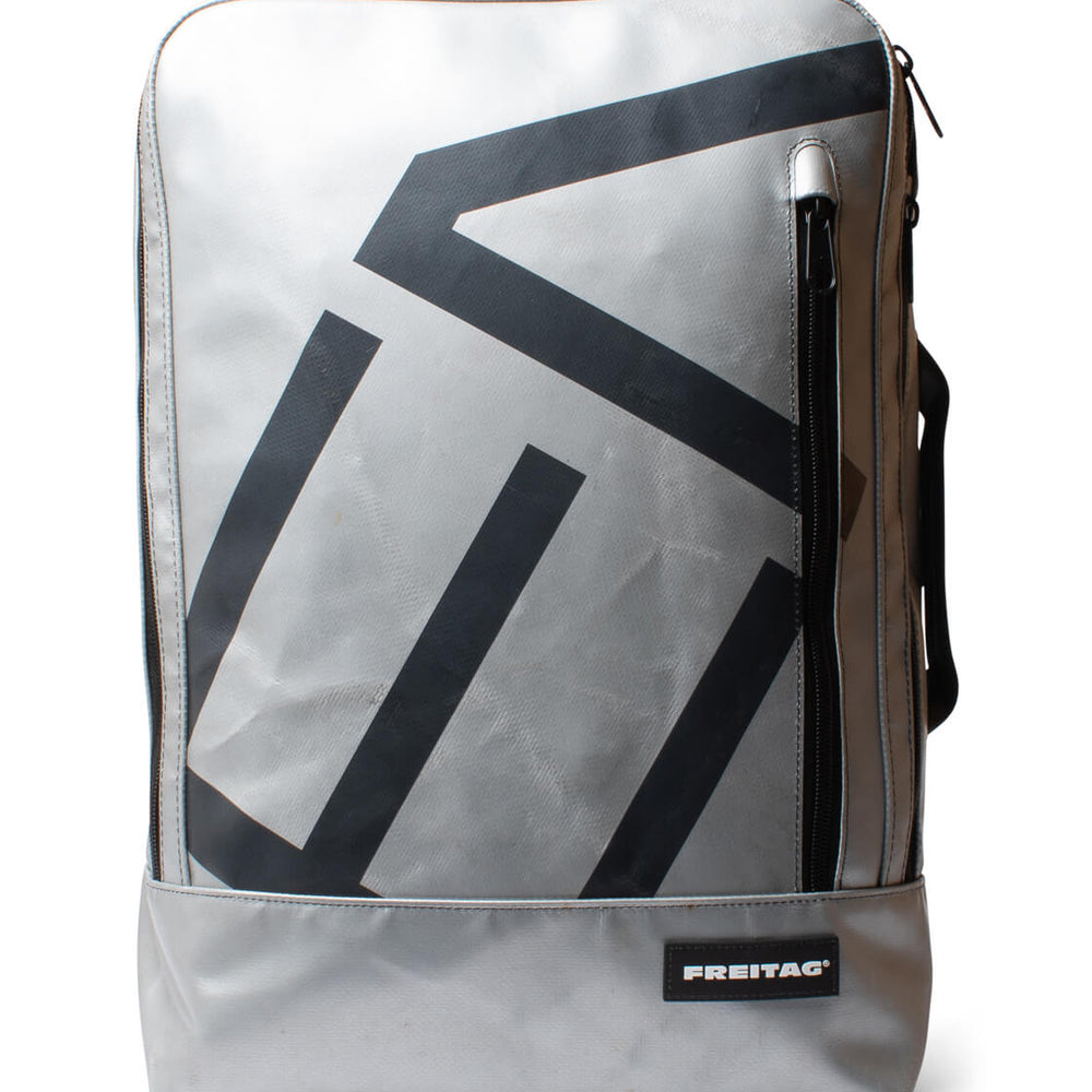 Freitag Backpack Hazzard silver/black
