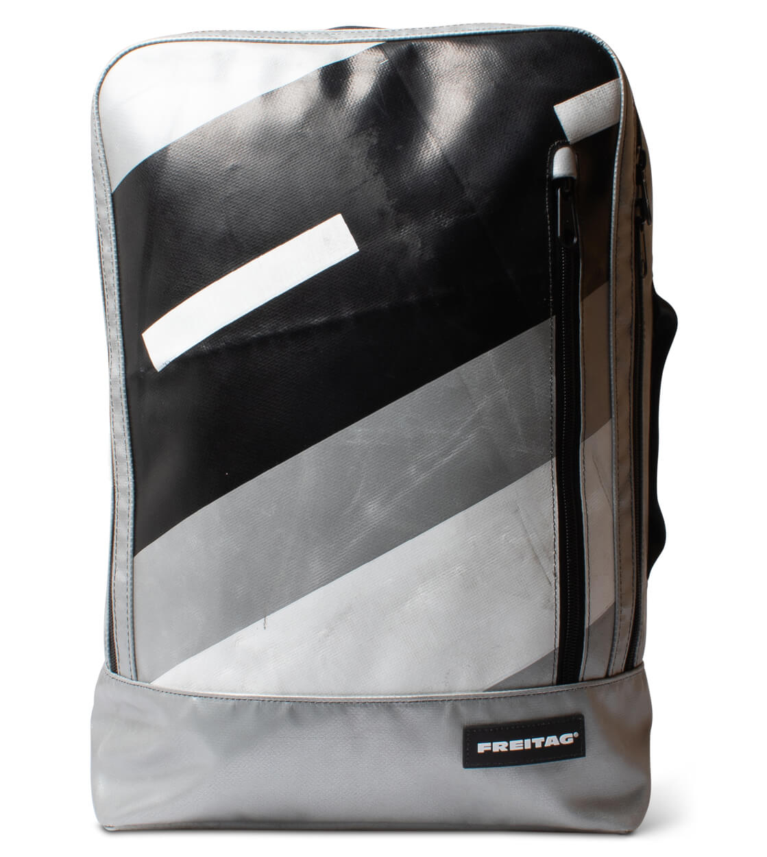 Freitag Backpack Hazzard silver/black/white
