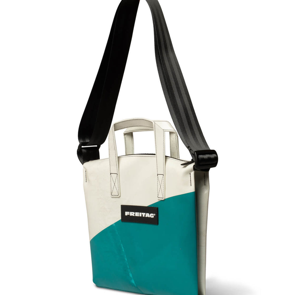 Freitag Bag Ruby white/blue green