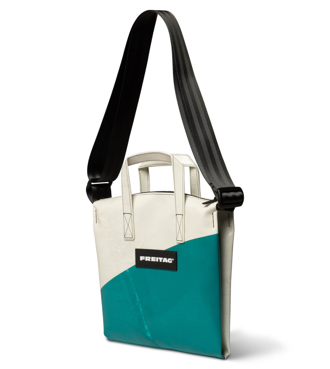 Freitag Bag Ruby white/blue green