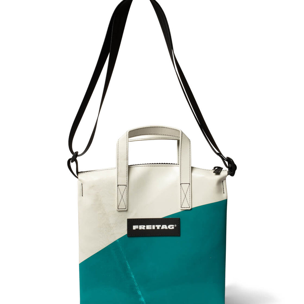 Freitag Bag Ruby white/blue green
