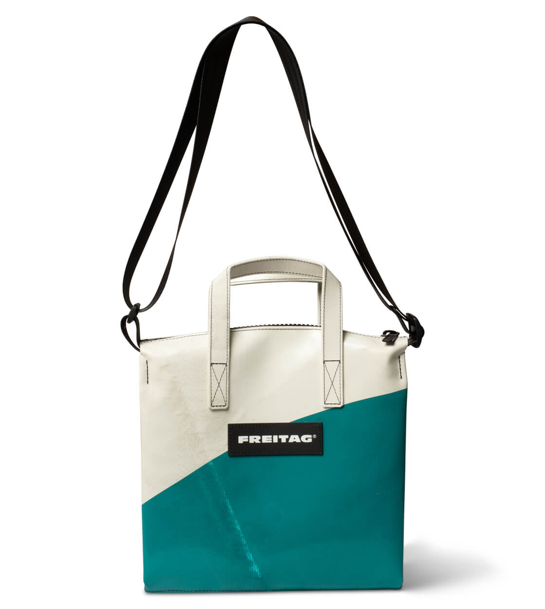Freitag Bag Ruby white/blue green