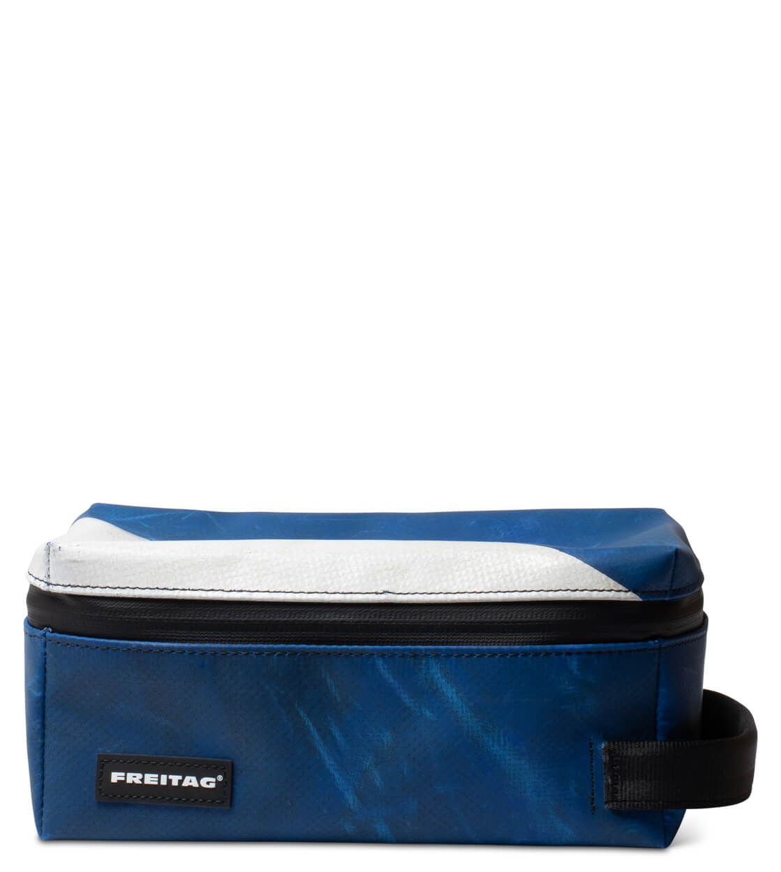 Freitag Toiletry Kit Wayne blue/white