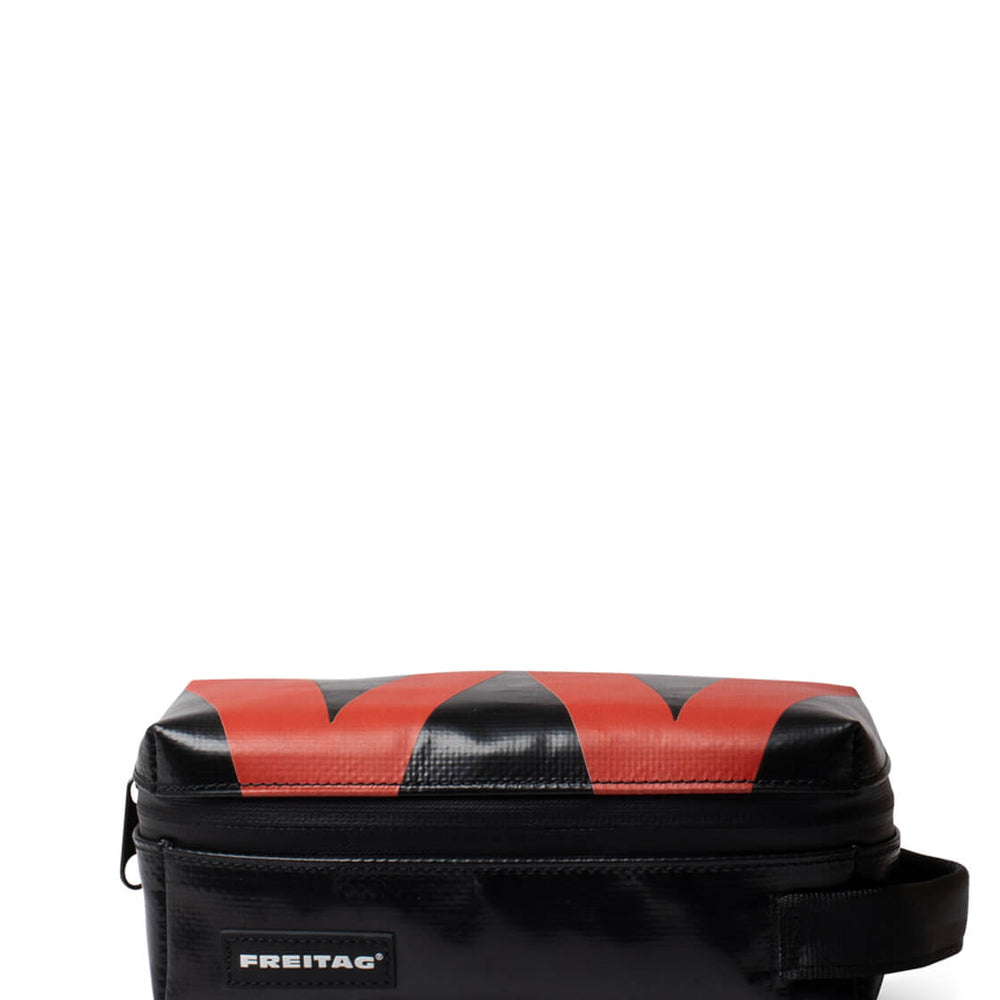 Freitag Toiletry Kit Cheyenne black/red