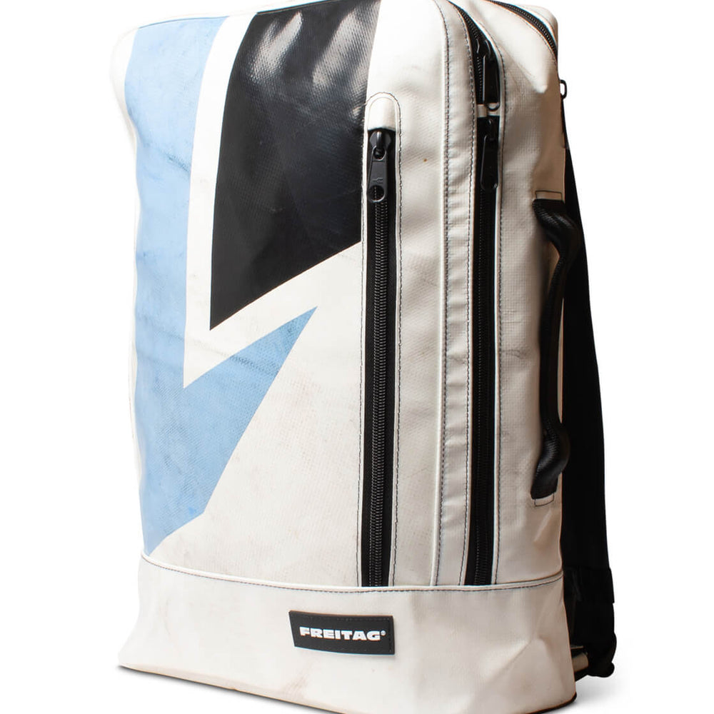 Freitag Backpack Hazzard white/blue/black