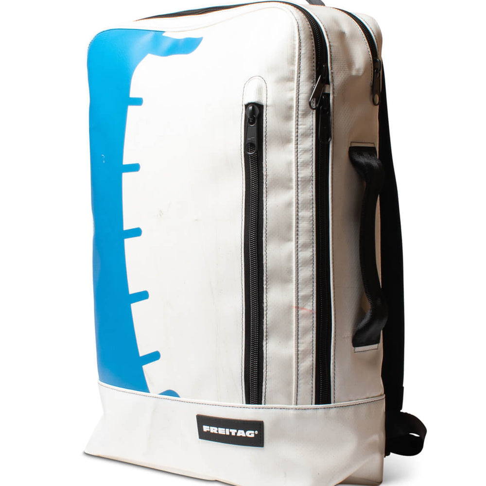 Freitag Backpack Hazzard white/blue