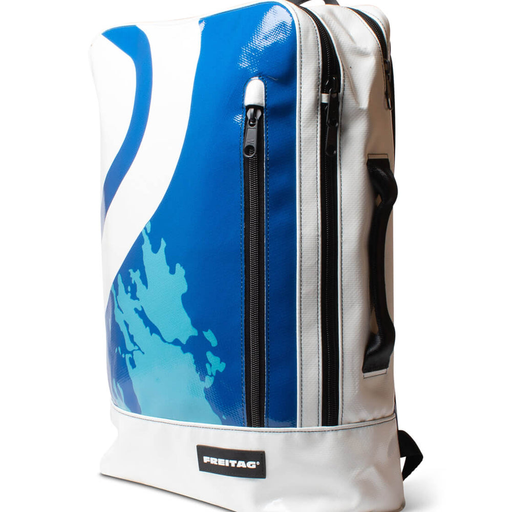 Freitag Backpack Hazzard white/blue/blue