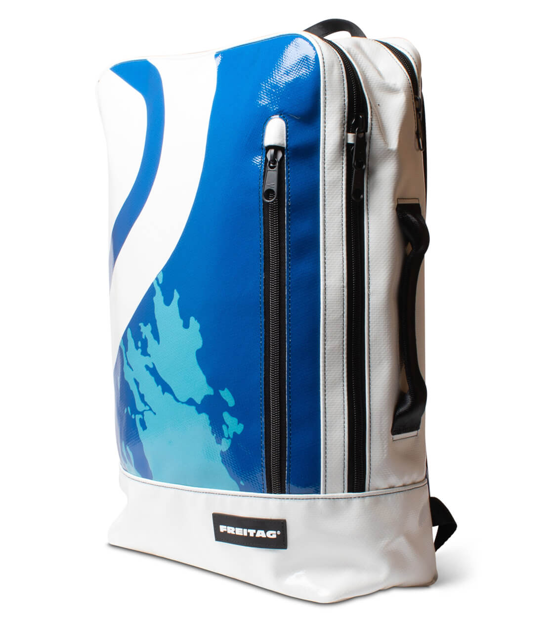 Freitag Backpack Hazzard white/blue/blue