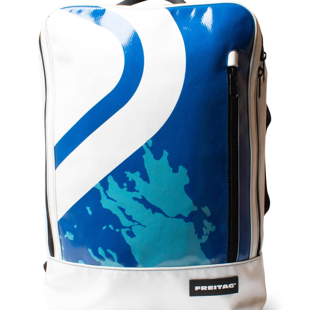 Freitag Backpack Hazzard white/blue/blue