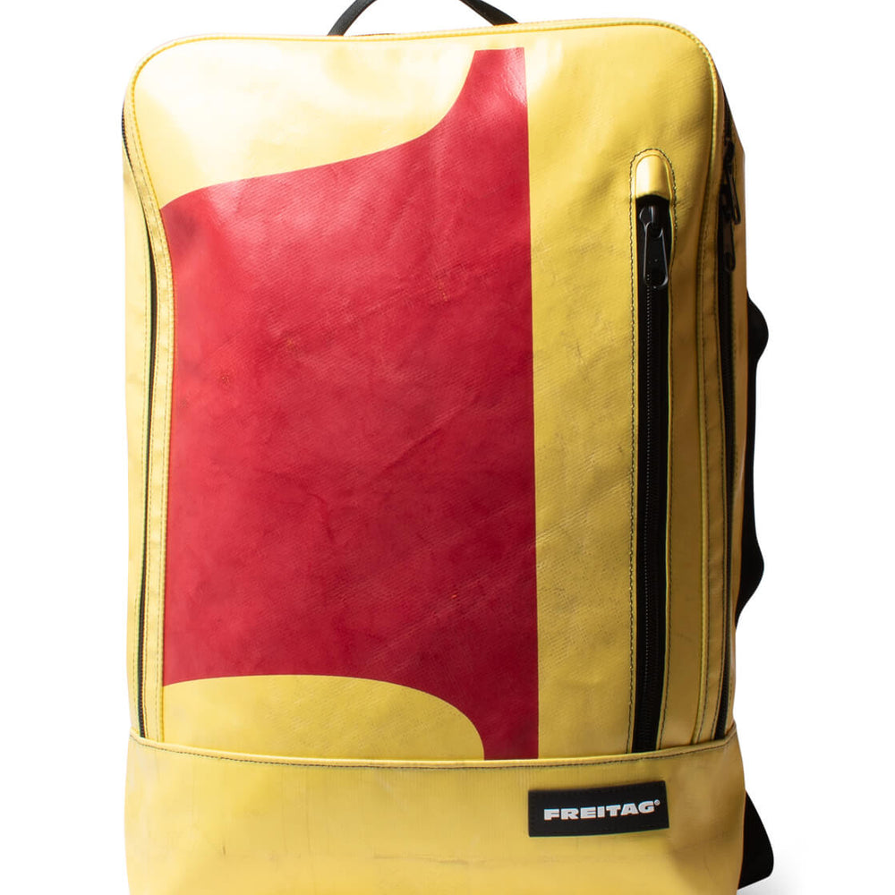 Freitag Backpack Hazzard yellow/red