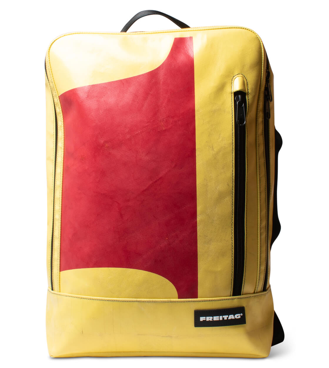 Freitag Backpack Hazzard yellow/red