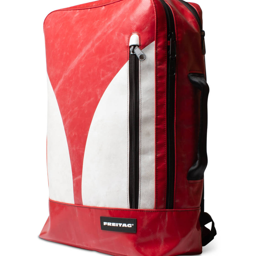 Freitag Backpack Hazzard red/white