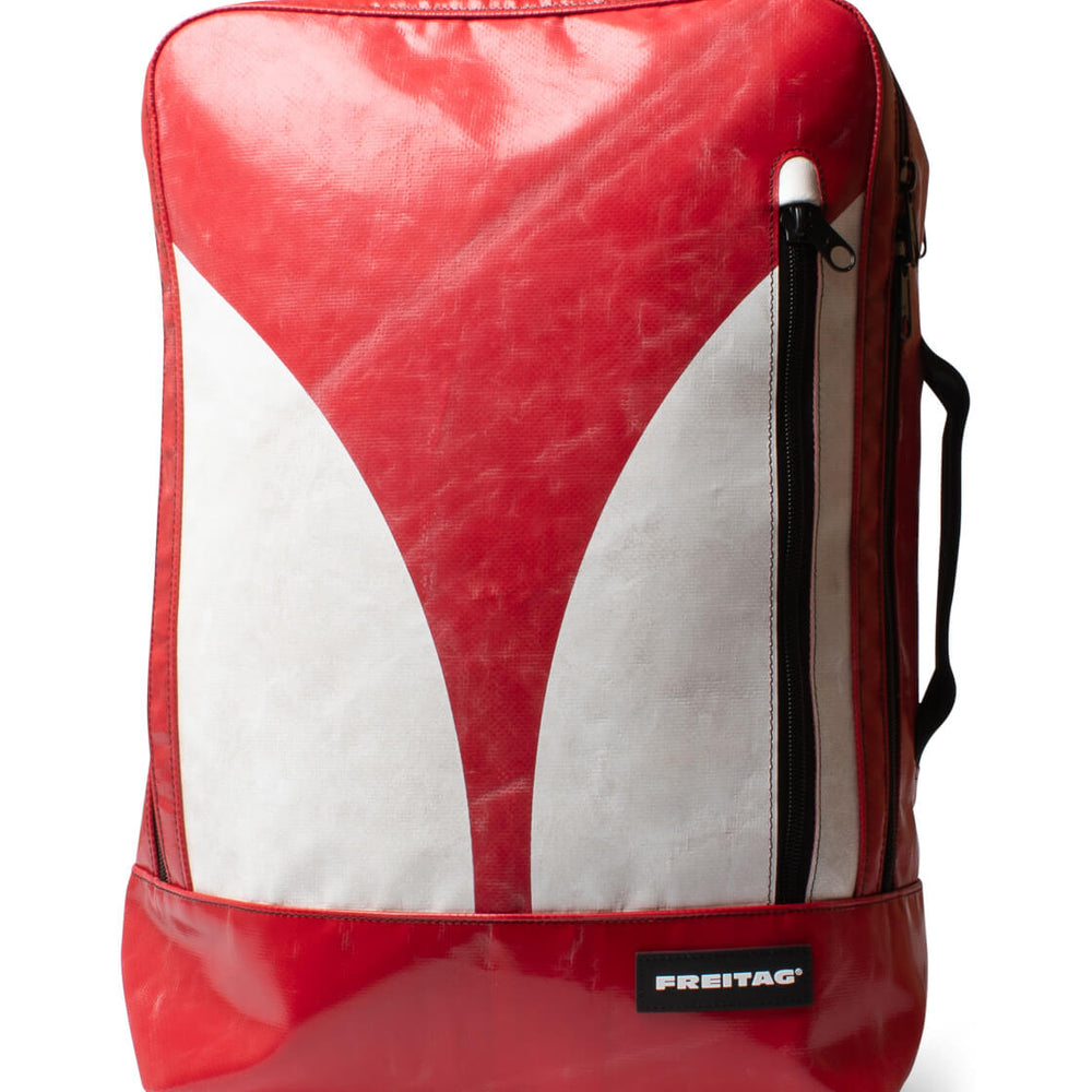 Freitag Backpack Hazzard red/white