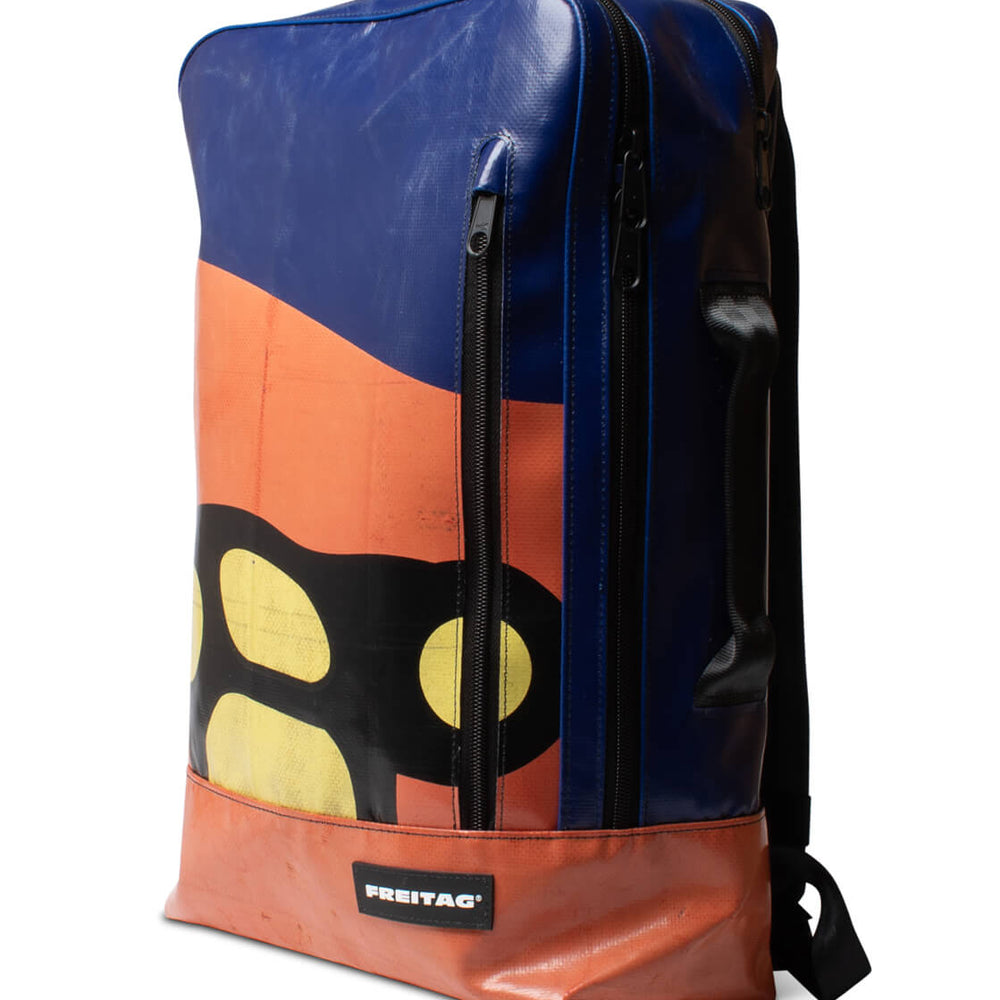 Freitag Backpack Hazzard blue/orange/black/yellow