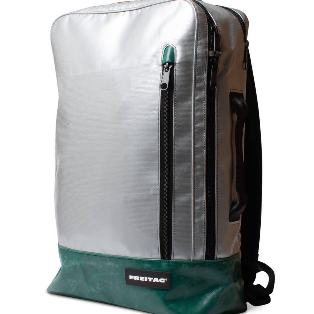 Freitag Backpack Hazzard silver/green