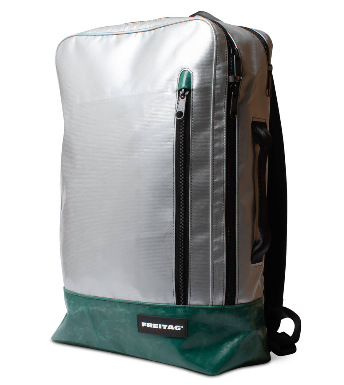 Freitag Backpack Hazzard silver/green