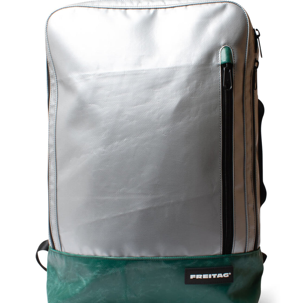 Freitag Backpack Hazzard silver/green