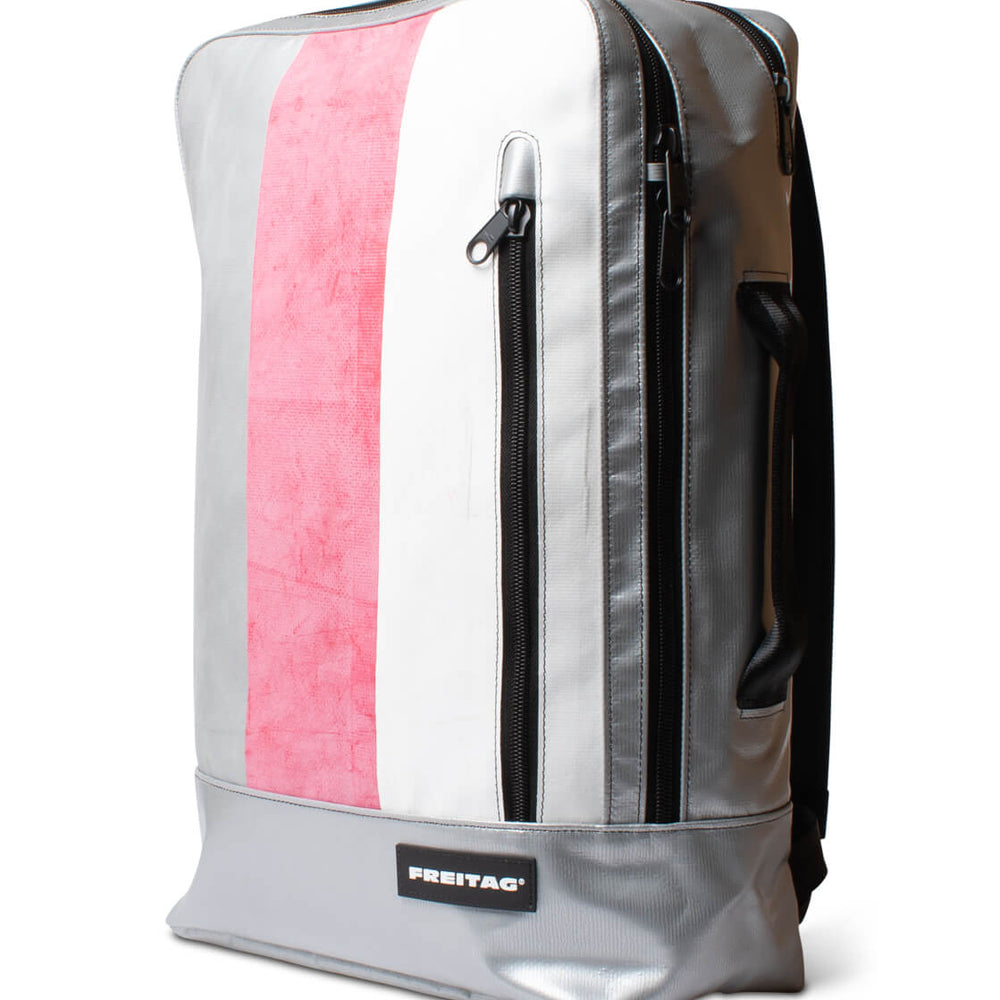 Freitag Backpack Hazzard silver/pink/white