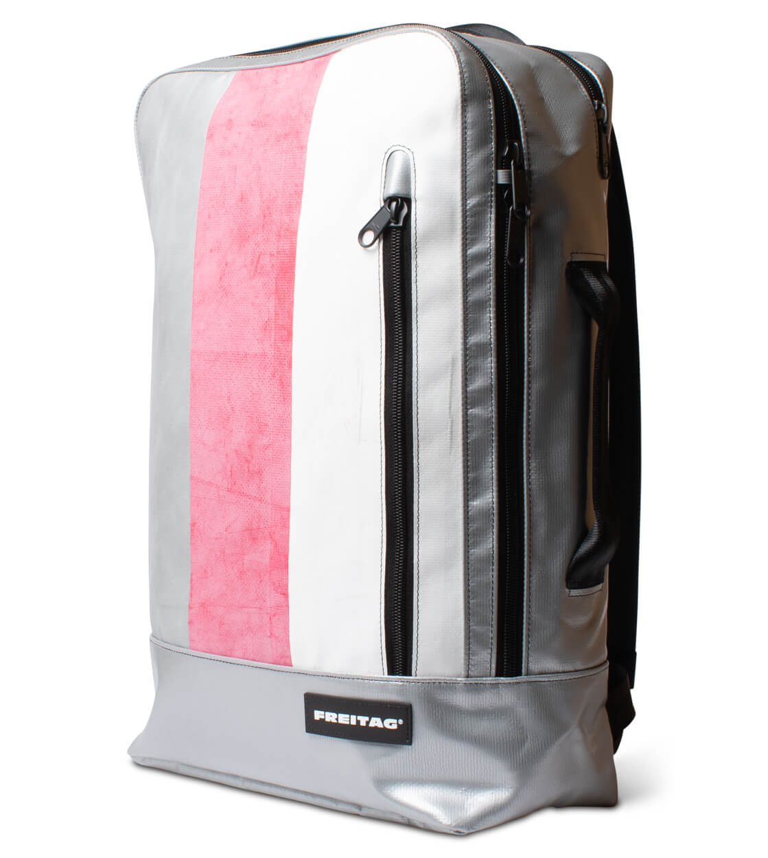 Freitag Backpack Hazzard silver/pink/white