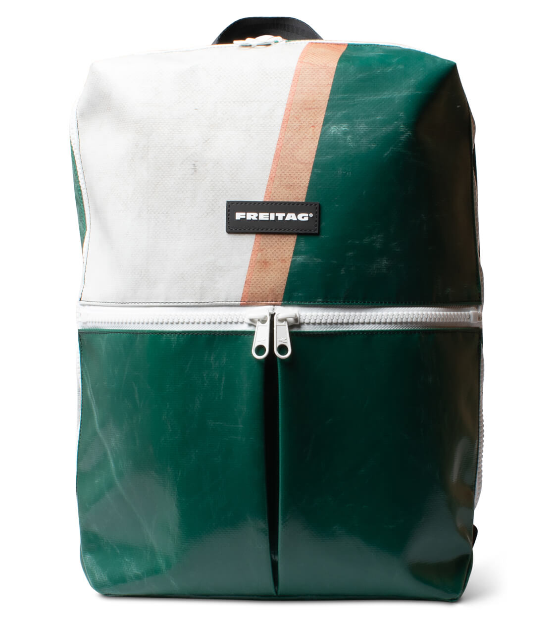 Freitag Backpack Fringe green/grey/orange/white