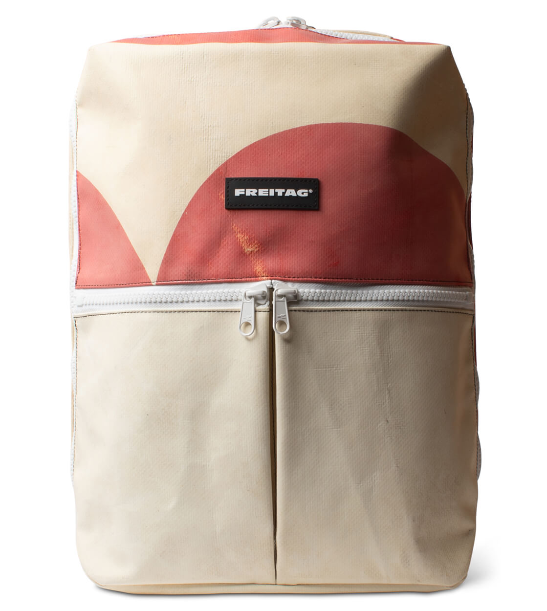 Freitag Backpack Fringe beige/pink/white
