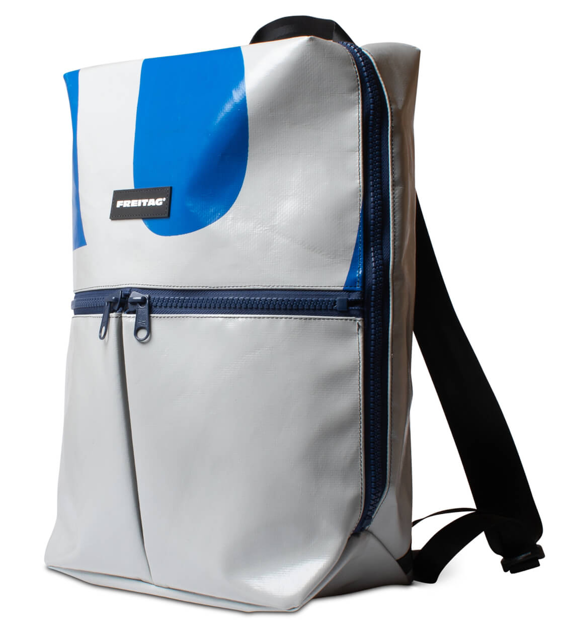Freitag Backpack Fringe grey/blue/blue