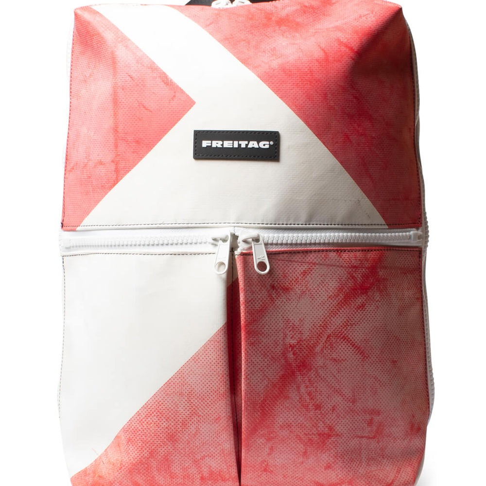 Freitag Backpack Fringe white/pink/white
