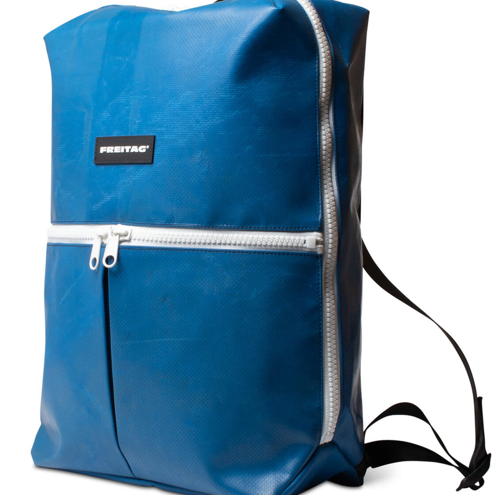 Freitag Backpack Fringe blue/white