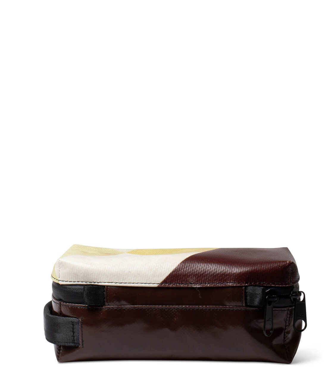 Freitag Toiletry Kit Cheyenne brown/white/yellow