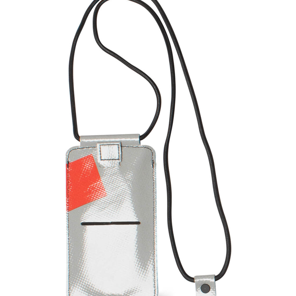 Freitag Myphone Pouch Robin grey/red