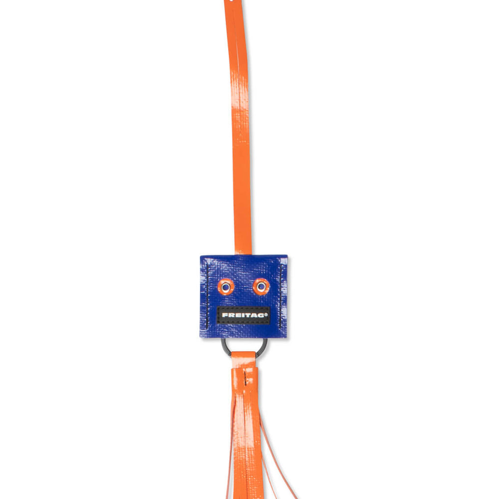 Freitag Keyholder and Charm Face orange/blue