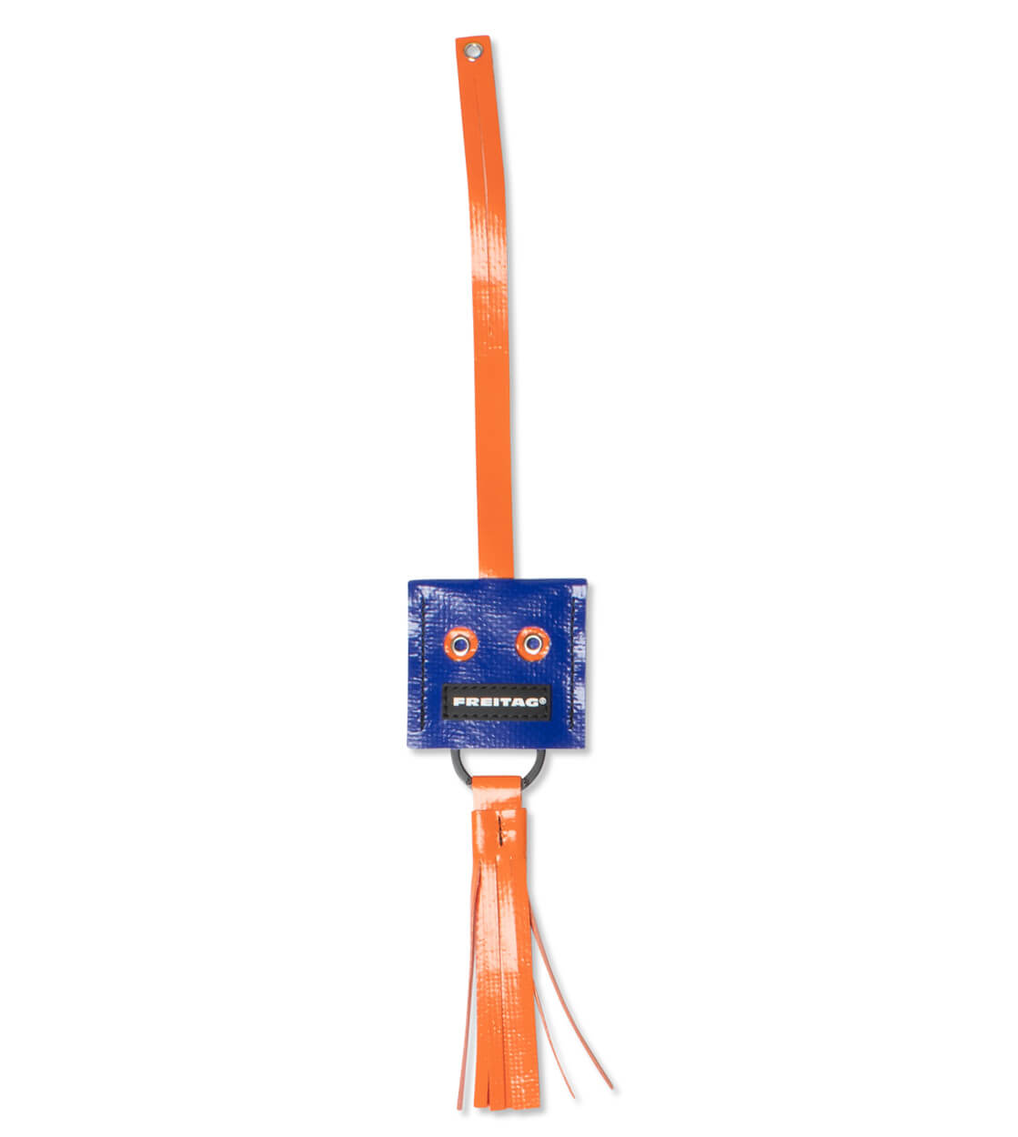 Freitag Keyholder and Charm Face orange/blue