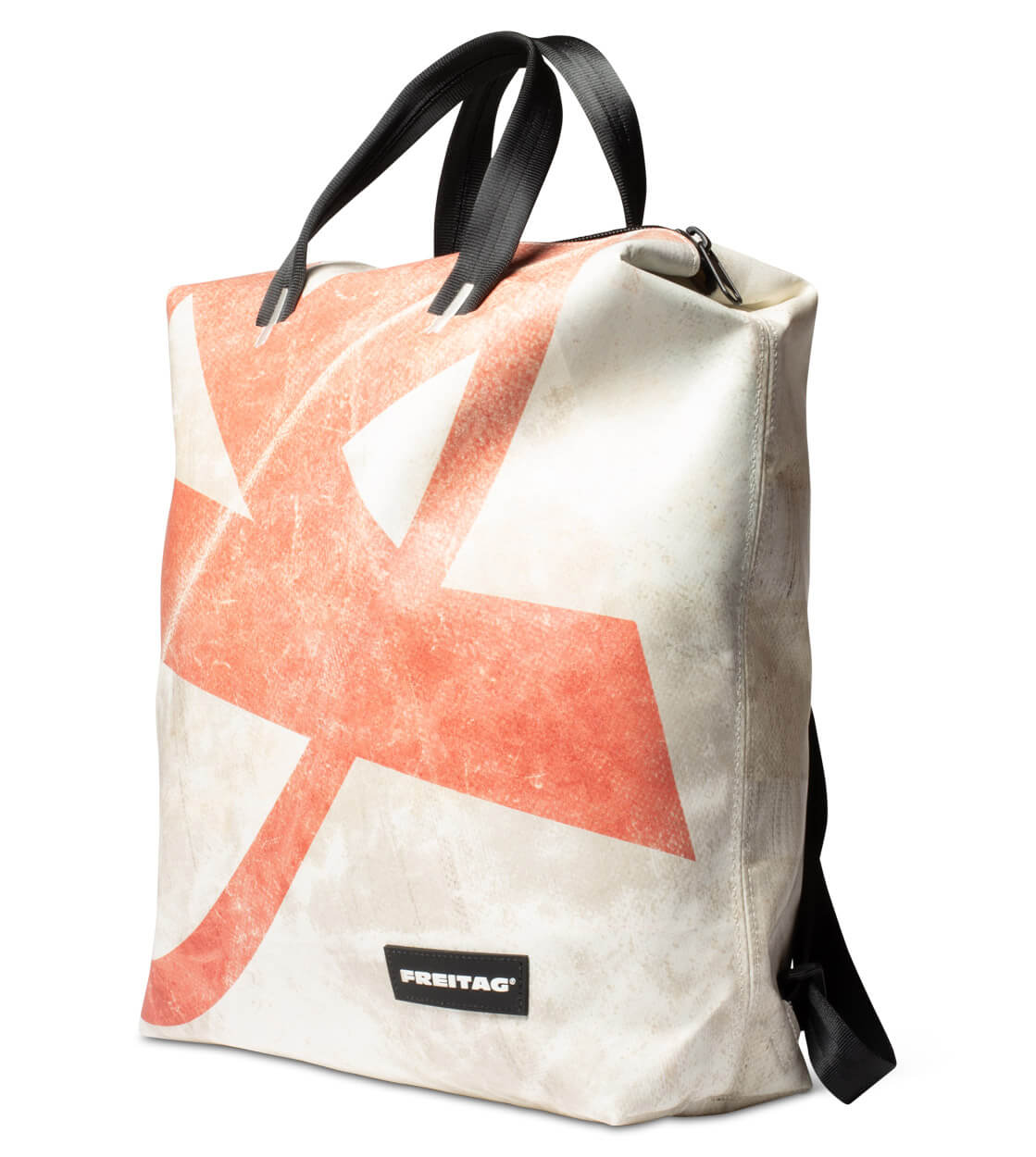 Freitag Backpack Pete beige/red/blue
