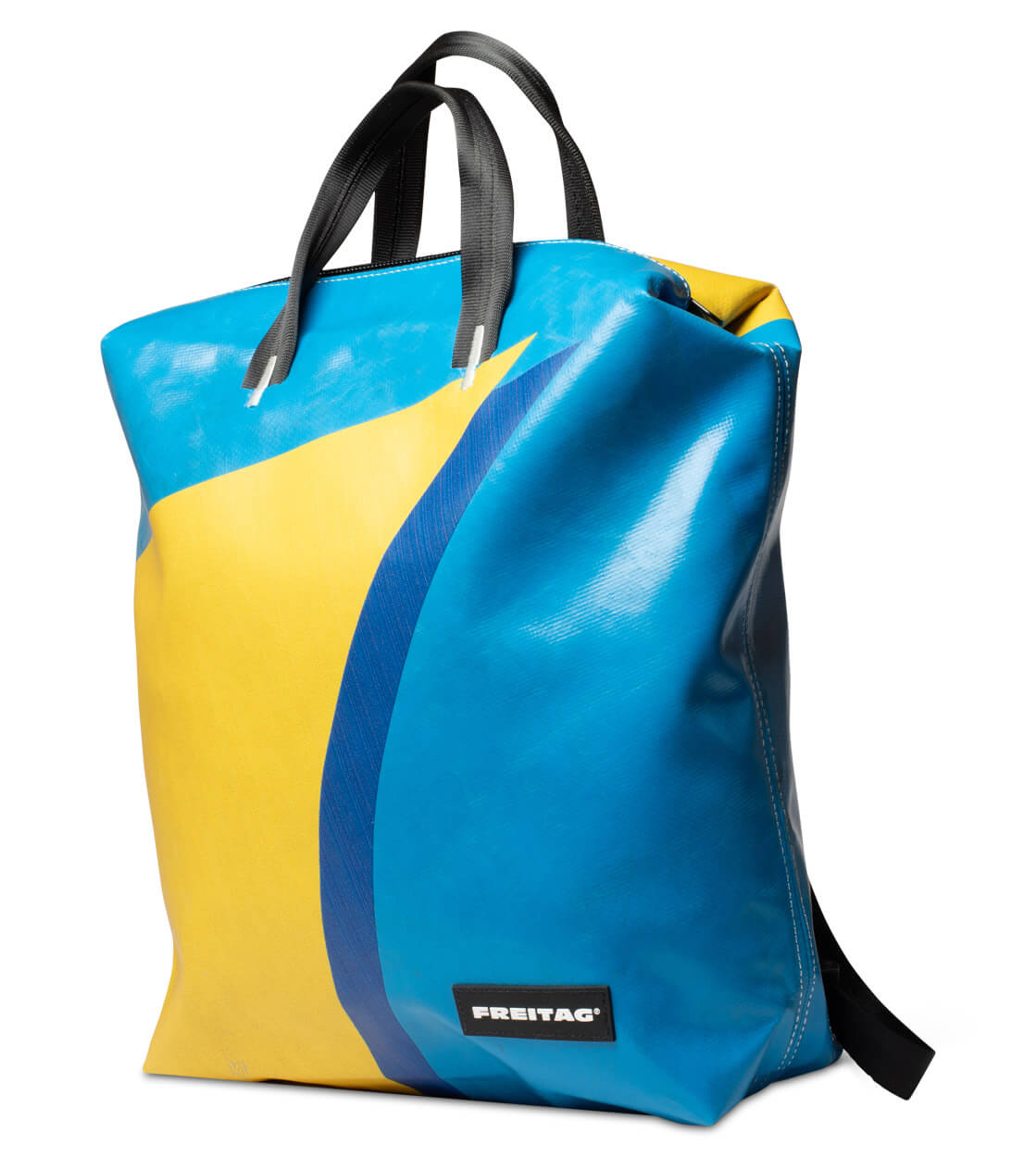 Freitag Backpack Pete blue/yellow/blue