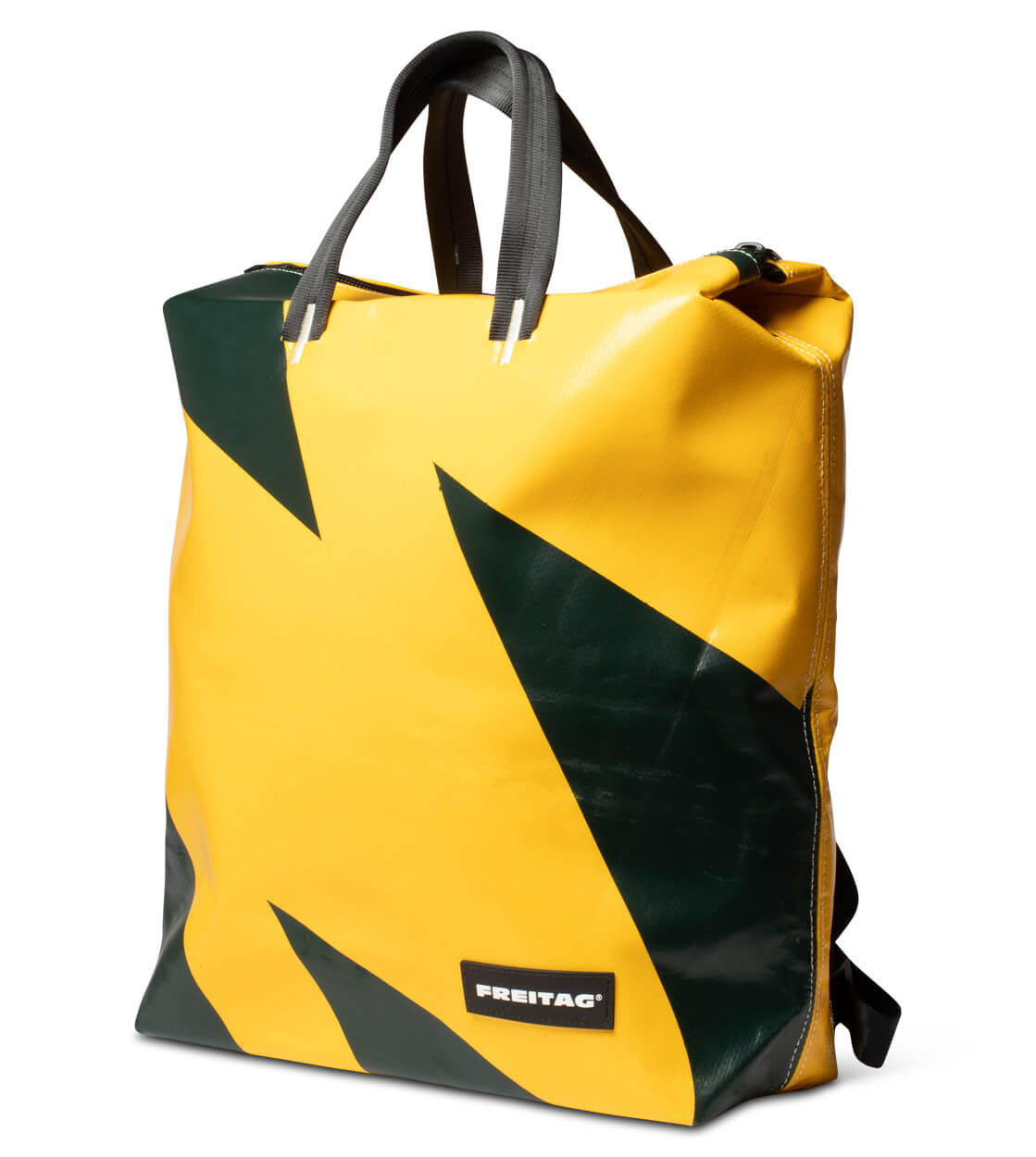 Freitag Backpack Pete yellow/green