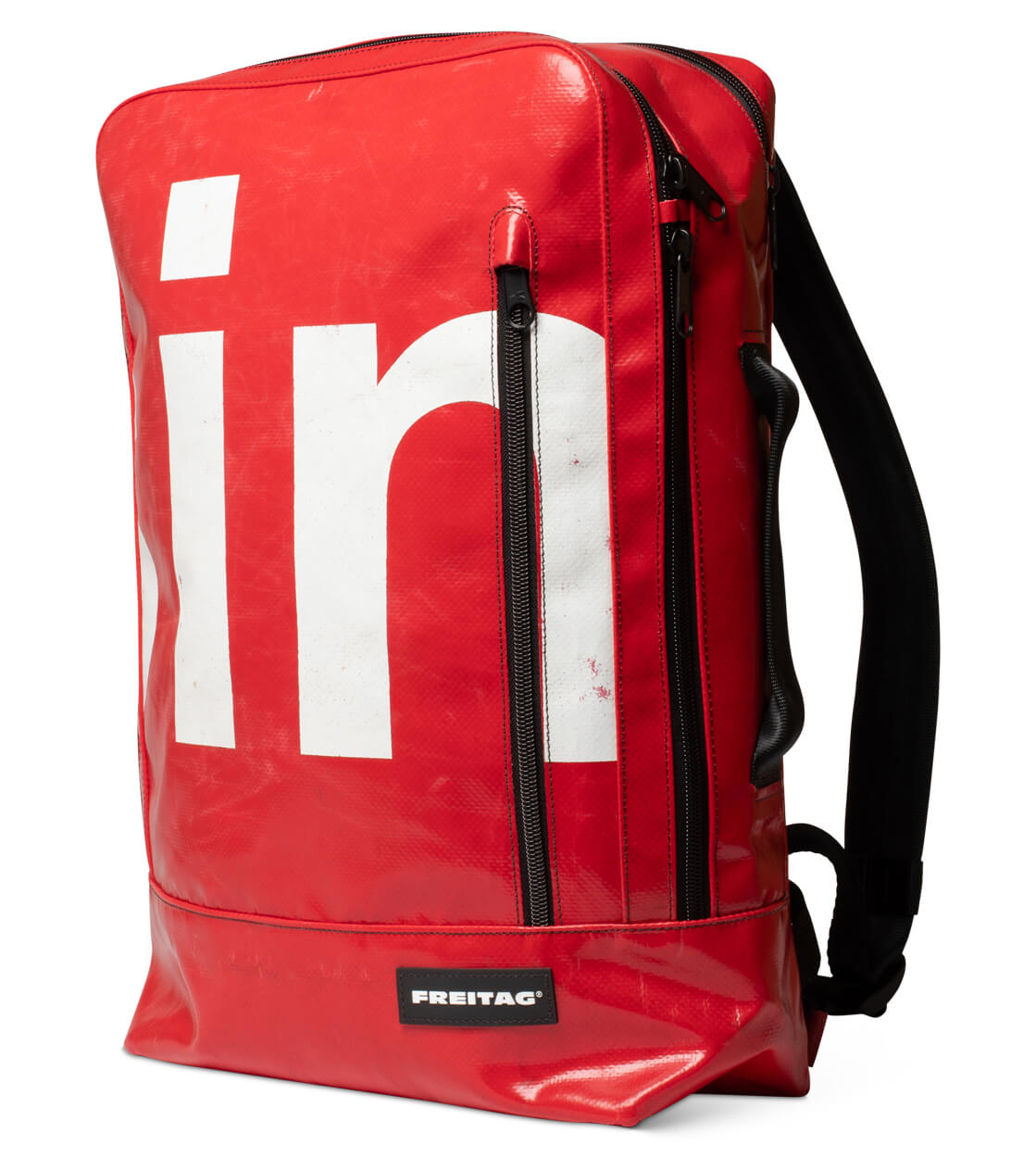 Freitag Backpack Hazzard red/white
