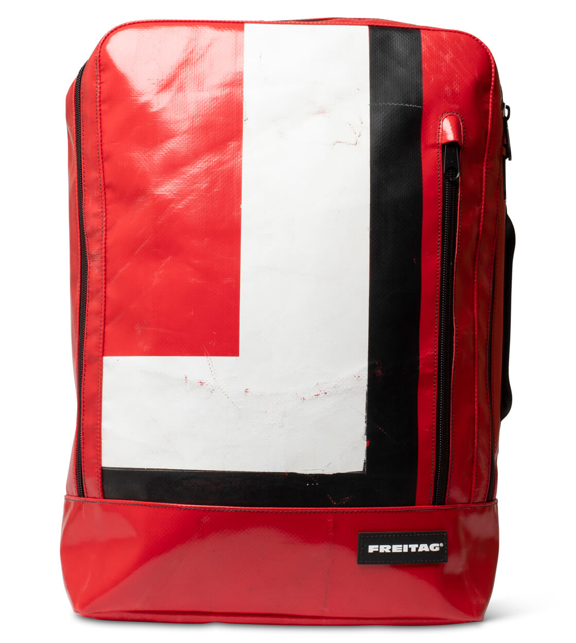 Freitag Backpack Hazzard red/white/black