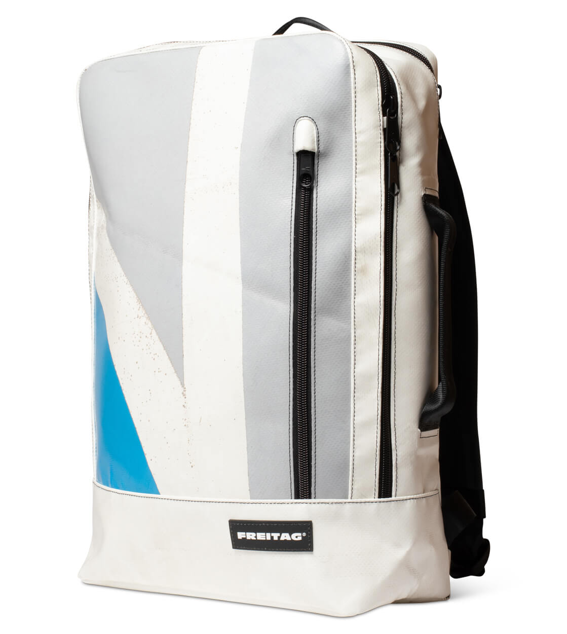 Freitag Backpack Hazzard white/grey/blue