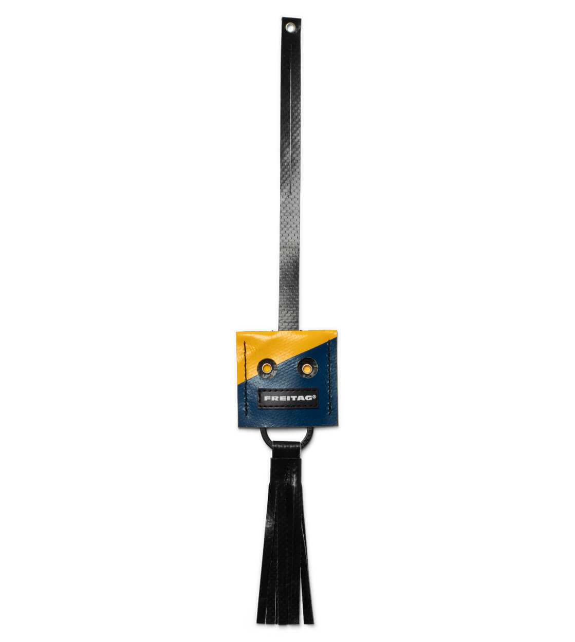 Freitag Keyholder and Charm Face yellow/blue/black