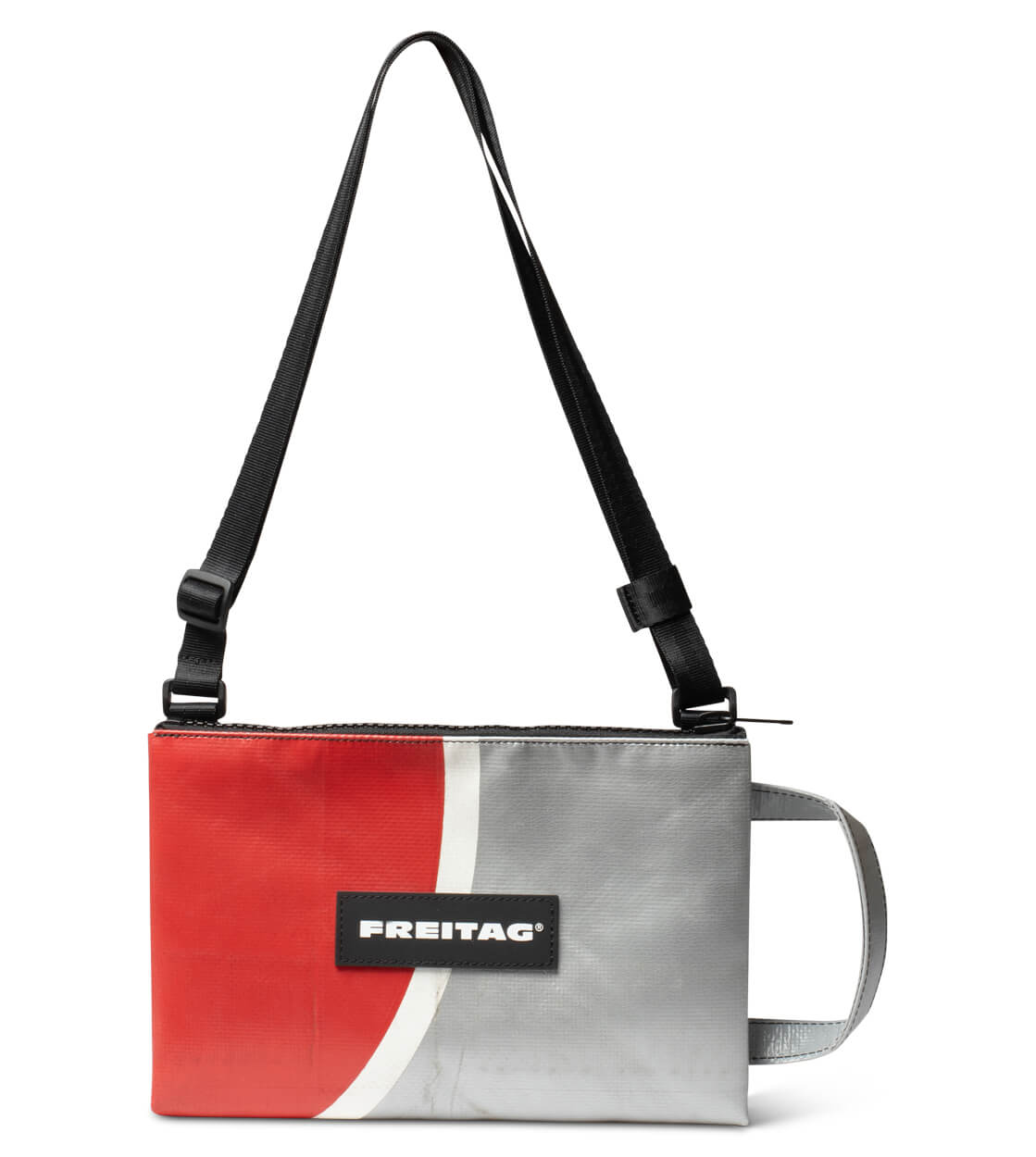 Freitag Bag Eddie silver/red/white