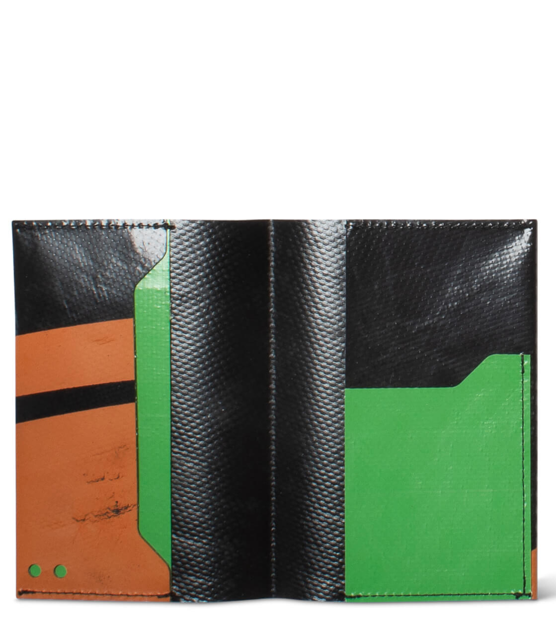 Freitag Passport & Notebook Sleeve Explorer black/orange/green