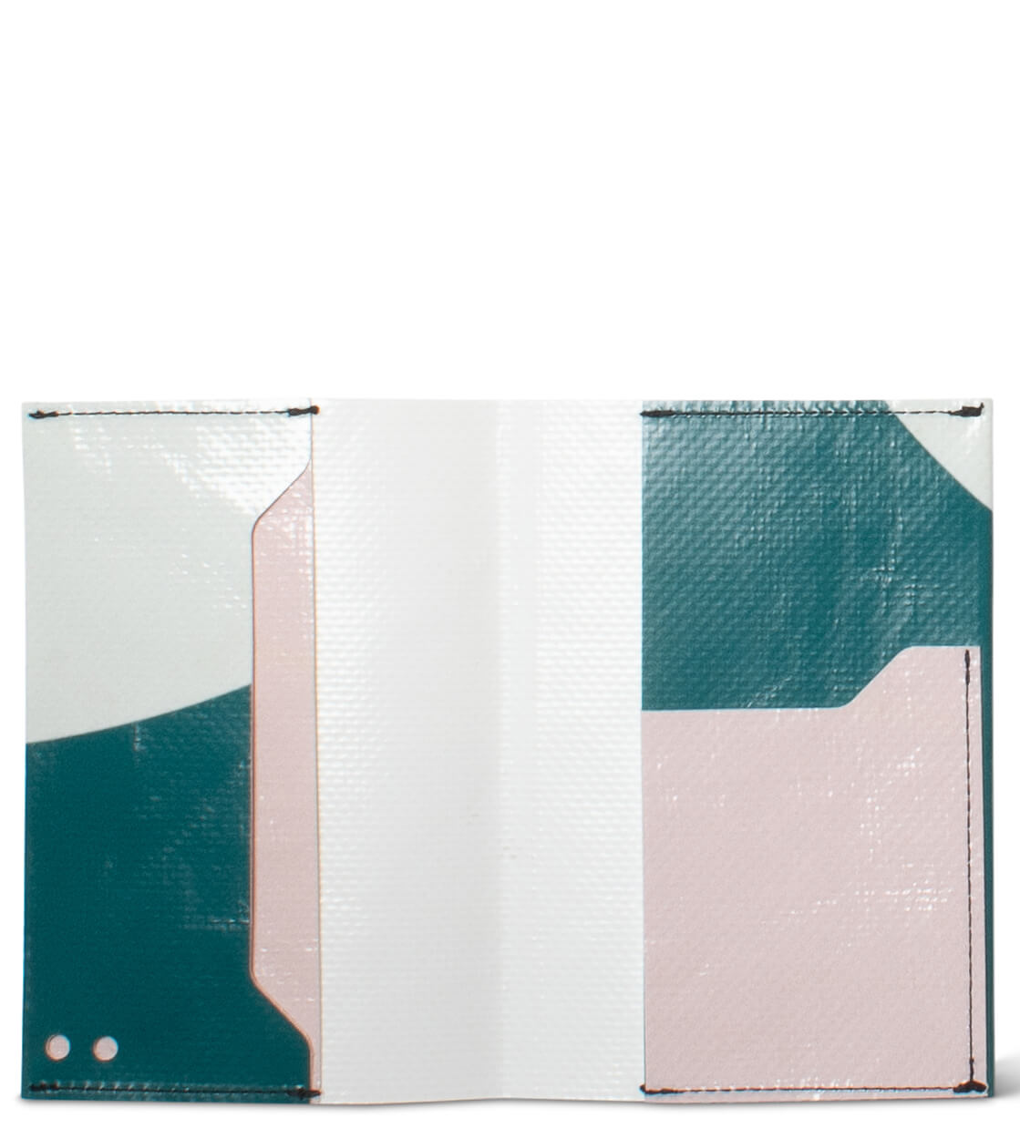 Freitag Passport & Notebook Sleeve Explorer green/white/pink