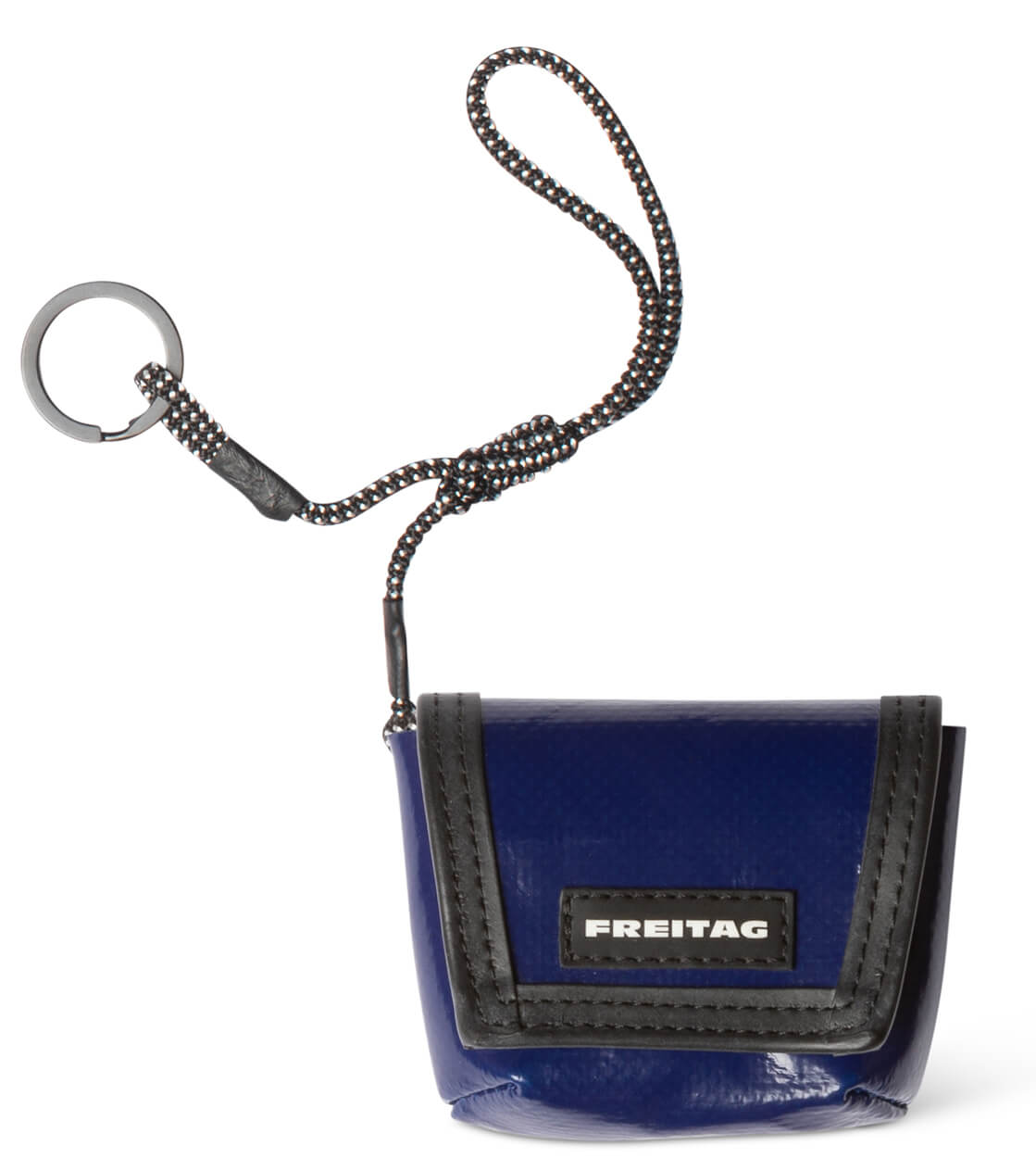 Freitag Keyholder and Charm Mini Messenger blue