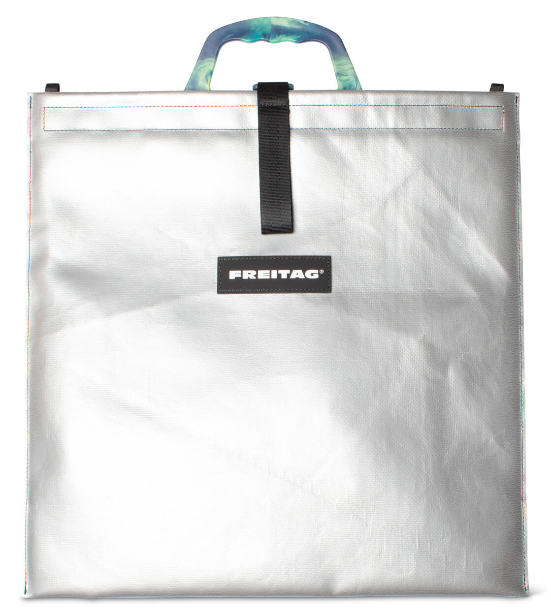 Freitag Cool Bag silver/blue/green