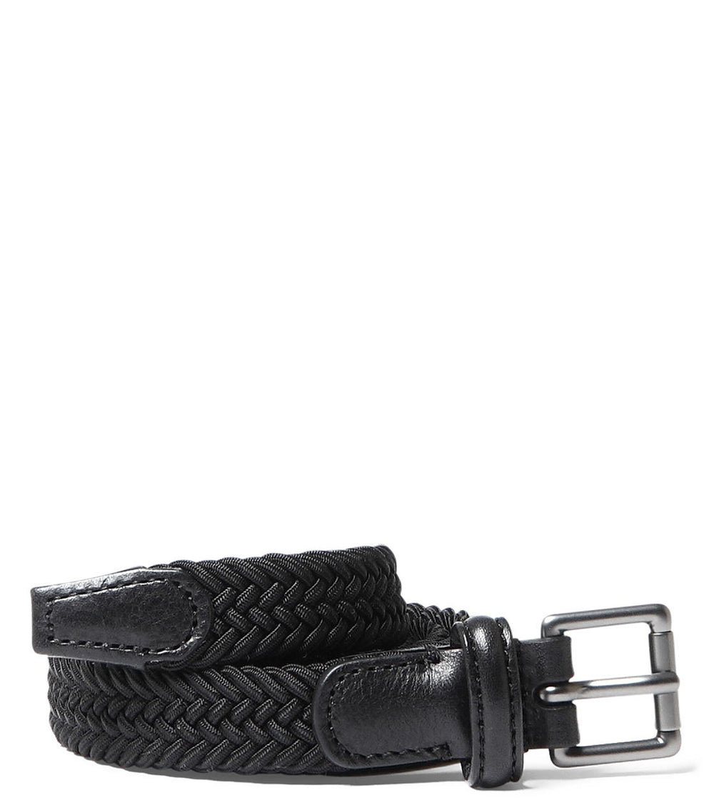 Andersons Belt Slim Woven black