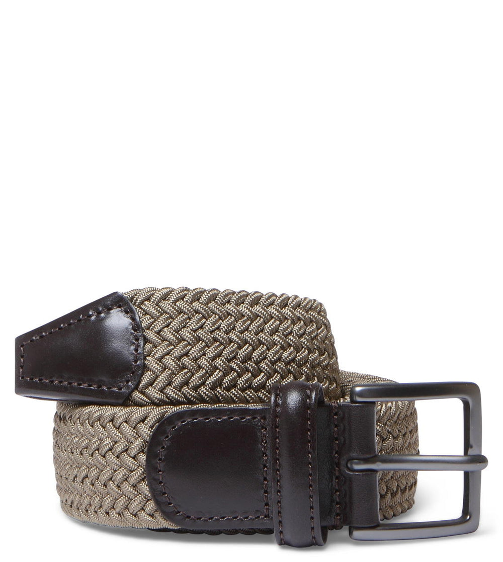 Andersons Belt Woven brown bronze