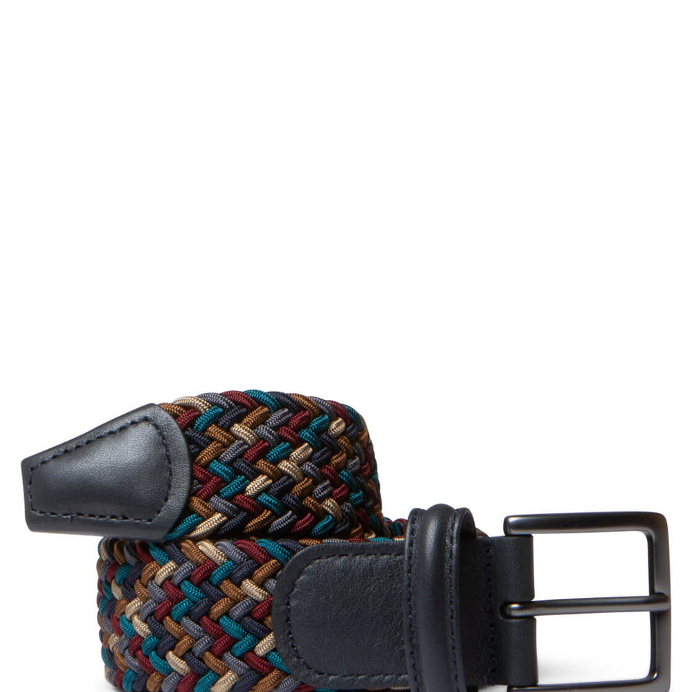 Andersons Belt Woven multi red/grey/blue/brown