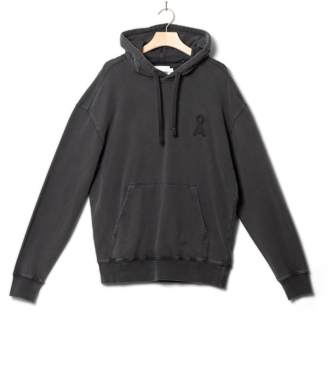 Armedangels Hooded Iconic A GMT Dye black washed
