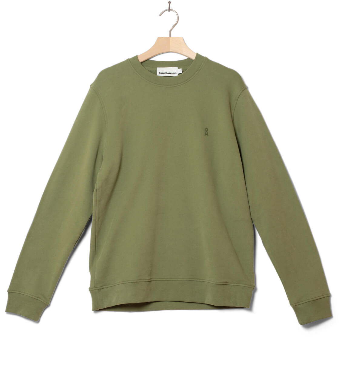 Armedangels Sweater Baaro Loop green fatigue