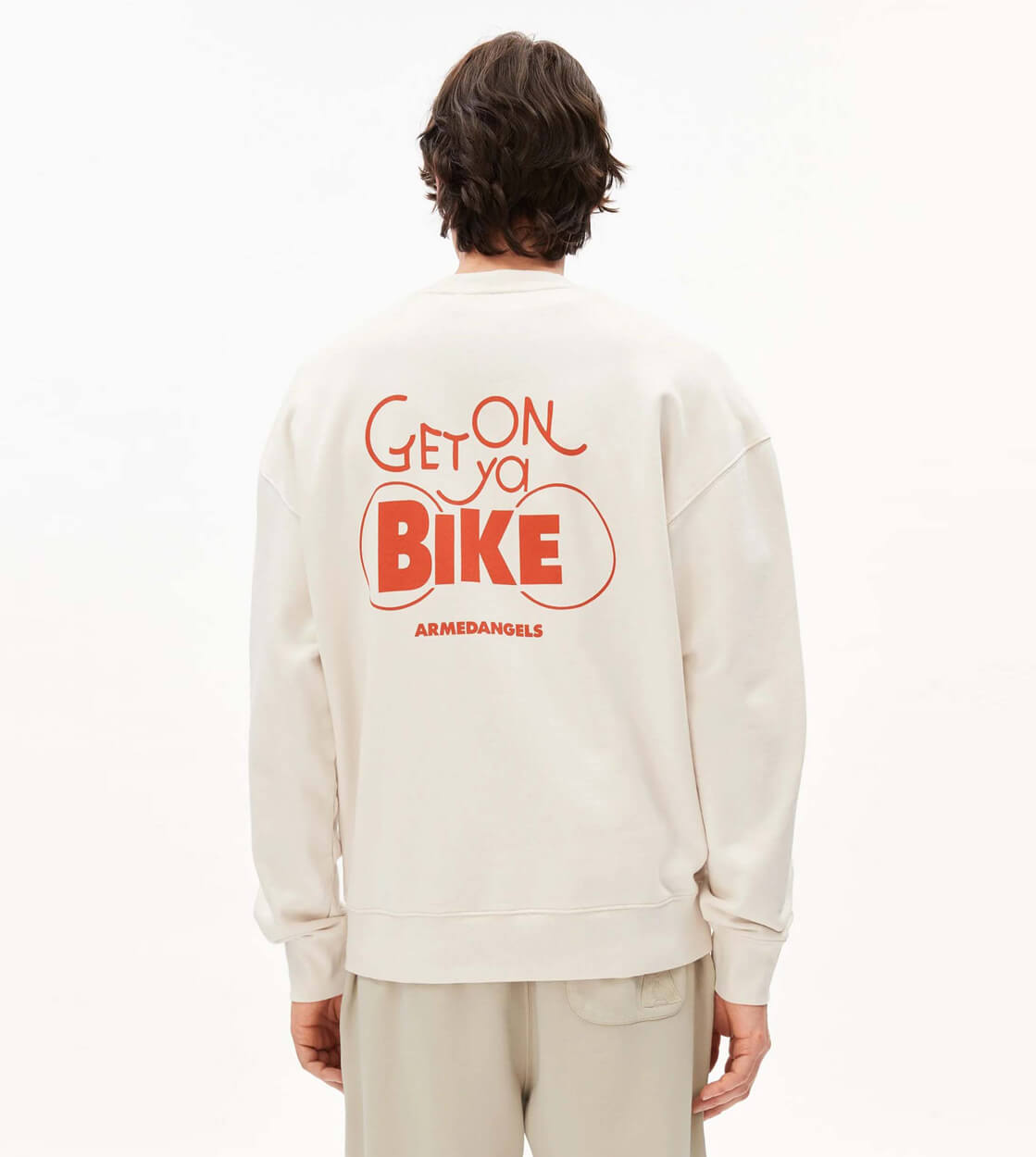 Armedangels Sweater Bike GMT Dye beige pure